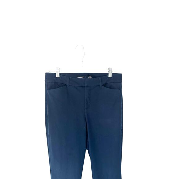 Old Navy Women's Straight Leg Pants - Navy Blue - Picture 3 of 10